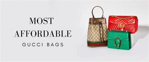 gucci bag prices|most affordable gucci bag.